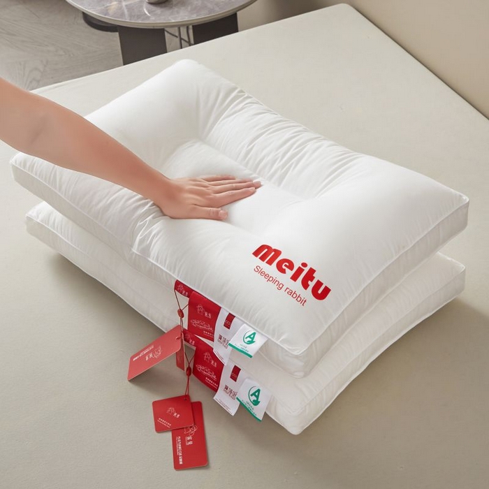 91家纺网 家纺一手货源 找家纺 yyds网供 2026新款三防科技大白枕纯棉全棉枕头枕芯 三防科技大白枕中枕