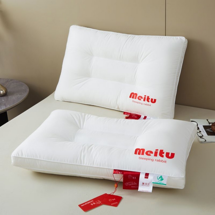 91家纺网 家纺一手货源 找家纺 yyds网供 2026新款三防科技大白枕纯棉全棉枕头枕芯 三防科技大白枕中枕