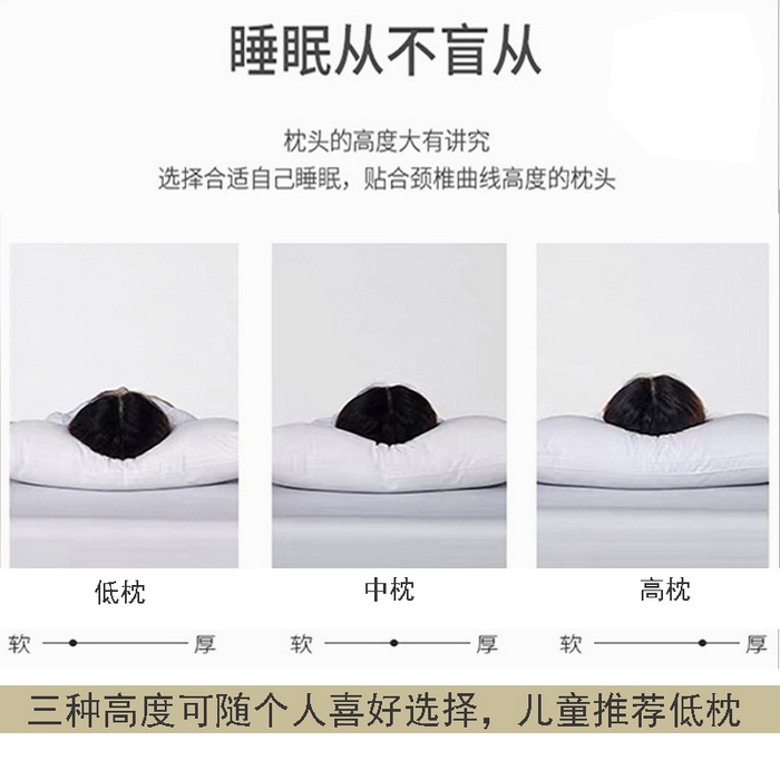 91家纺网 家纺一手货源 找家纺 yyds网供 2026新款三防科技大白枕纯棉全棉枕头枕芯 三防科技大白枕低枕
