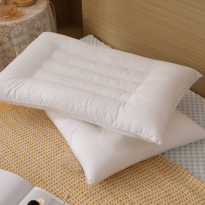 91家纺网 家纺一手货源 找家纺 （总）yyds网供 2026新款羽丝绒枕芯定型护颈枕头支撑贴合颈椎久睡不变形可机洗可水洗整头