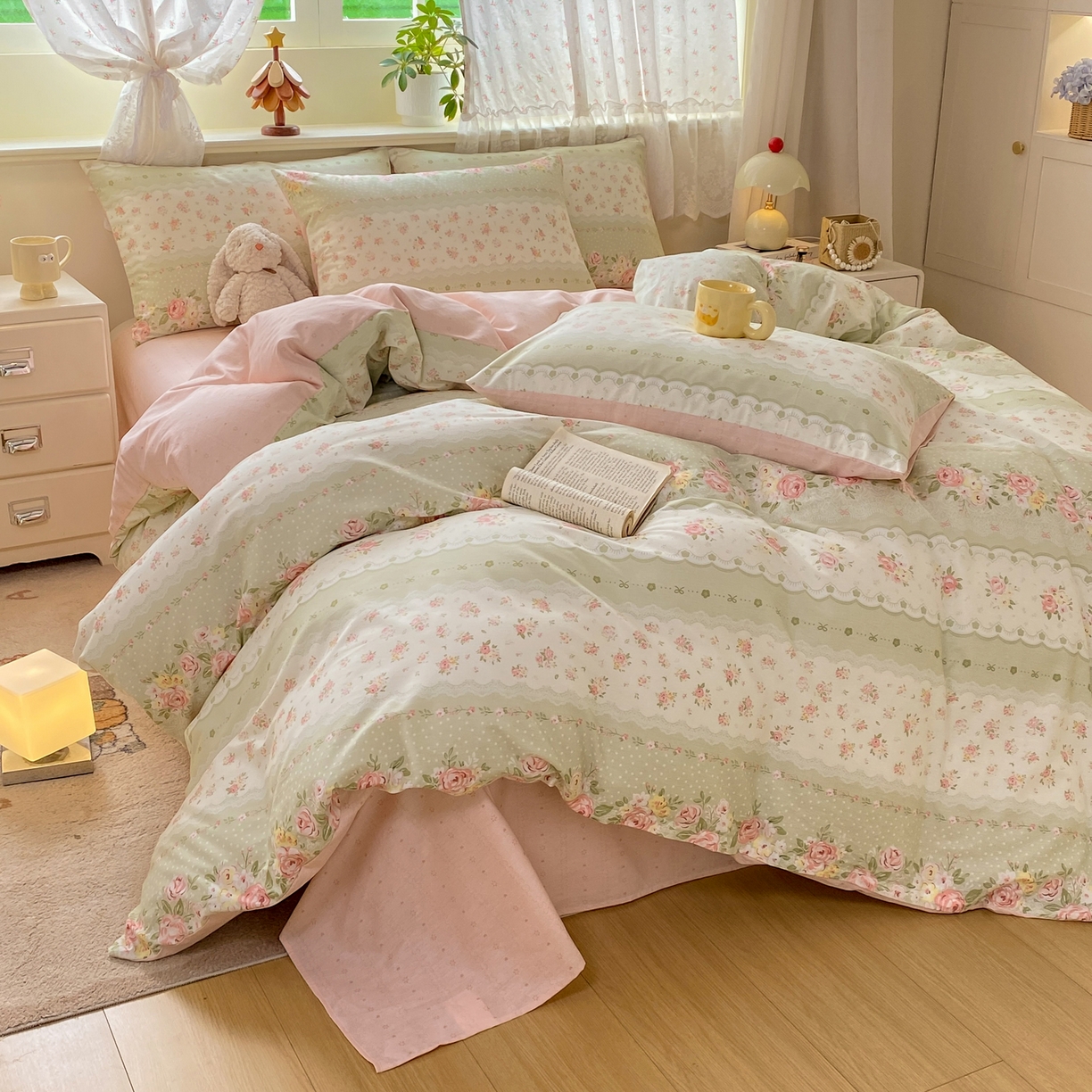 91家纺网 家纺一手货源 找家纺 （总）红日子纺织品 2026新款12868全棉纯棉印花被套单被套被套单件（提供检测报告）