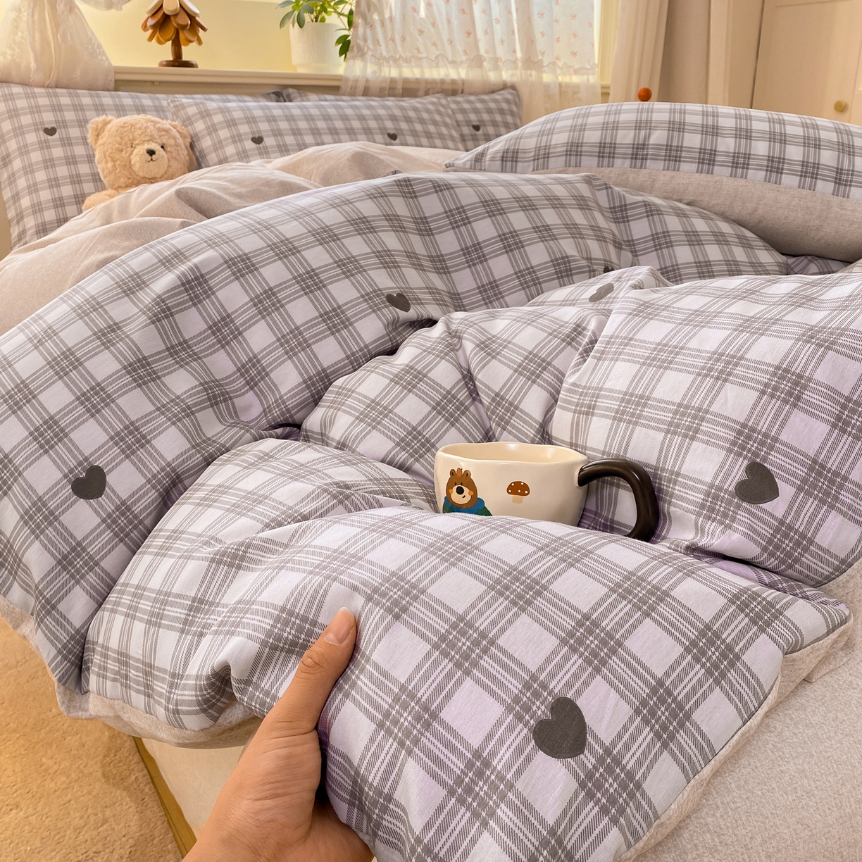 91家纺网 家纺一手货源 找家纺 （总）红日子纺织品 2026新款12868全棉纯棉印花被套单被套被套单件（提供检测报告）