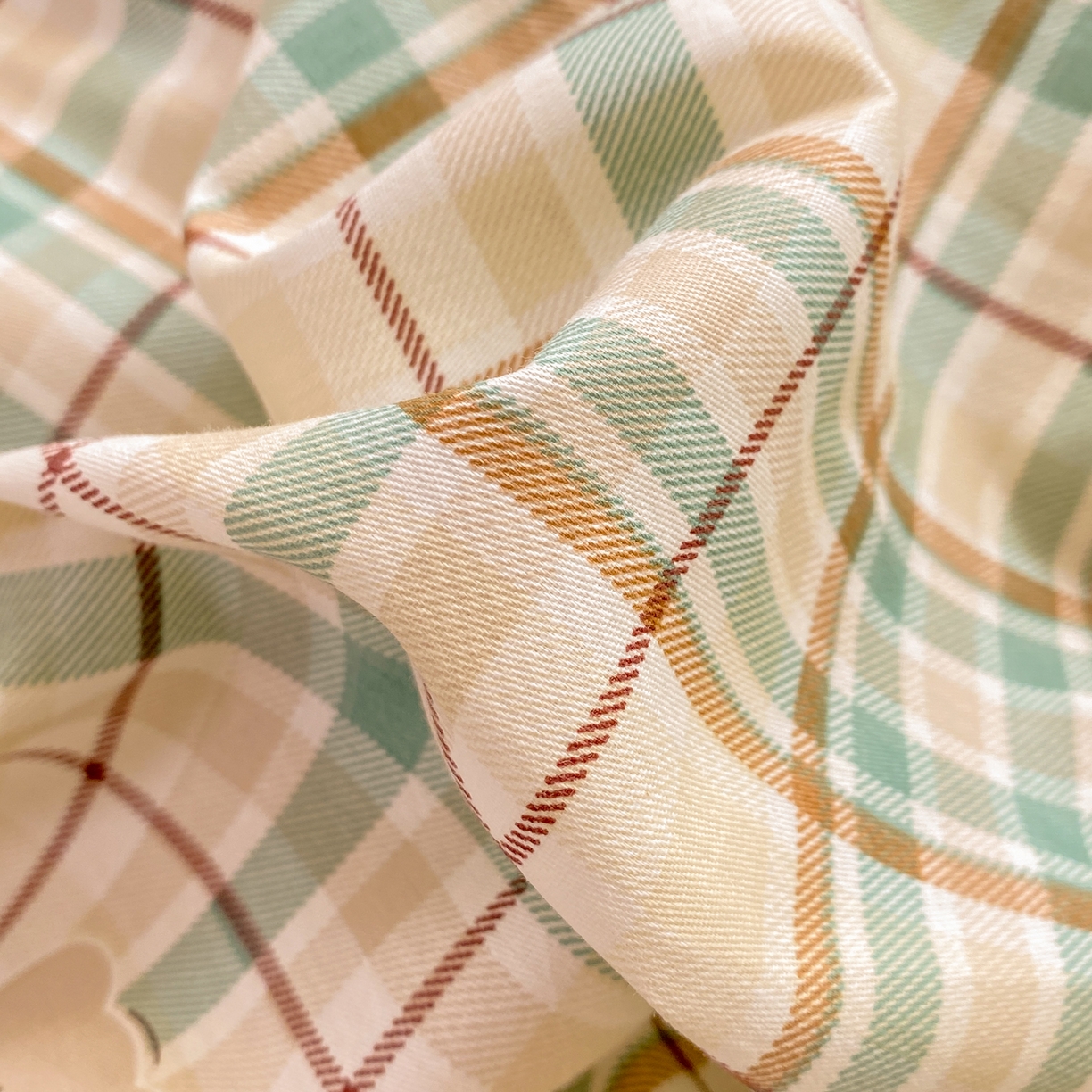 91家纺网 家纺一手货源 找家纺 红日子纺织品 2026新款12868全棉纯棉印花被套单被套被套单件（提供检测报告） 格彩小象