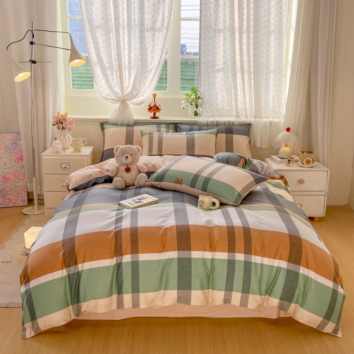 91家纺网 家纺一手货源 找家纺 红日子纺织品 2026新款12868全棉纯棉印花被套单被套被套单件（提供检测报告） 普维斯