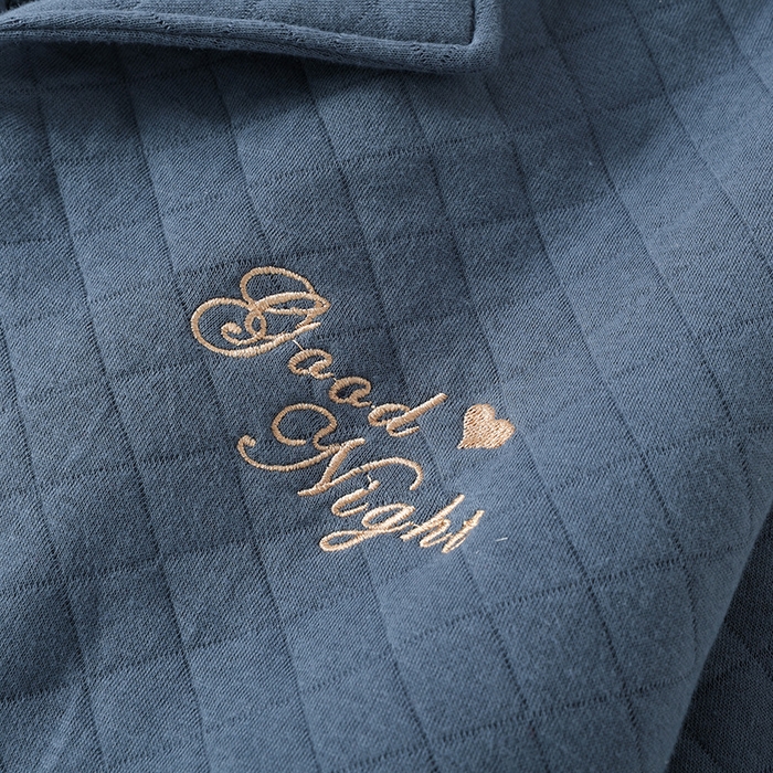 91家纺网 家纺一手货源 找家纺 （总）洛兰沙家居馆 2025新款跨境批发男士空气棉睡衣秋冬季三层夹棉长袖保暖可外穿家居服套装