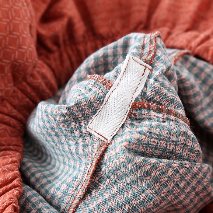 91家纺网 家纺一手货源 找家纺 （总）洛兰沙家居馆 2025新款情侣全棉色织双层纱布睡衣春秋冬季男女士宽松长袖家居服套装