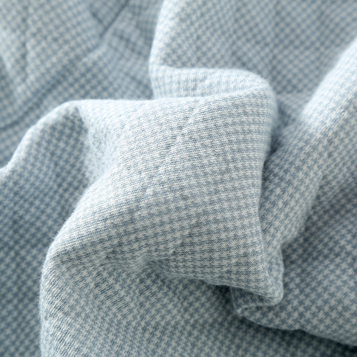 91家纺网 家纺一手货源 找家纺 （总）洛兰沙家居馆 2025新款秋冬季三层加厚空气棉男款刺绣睡衣简约长袖可外穿夹棉保暖家居服