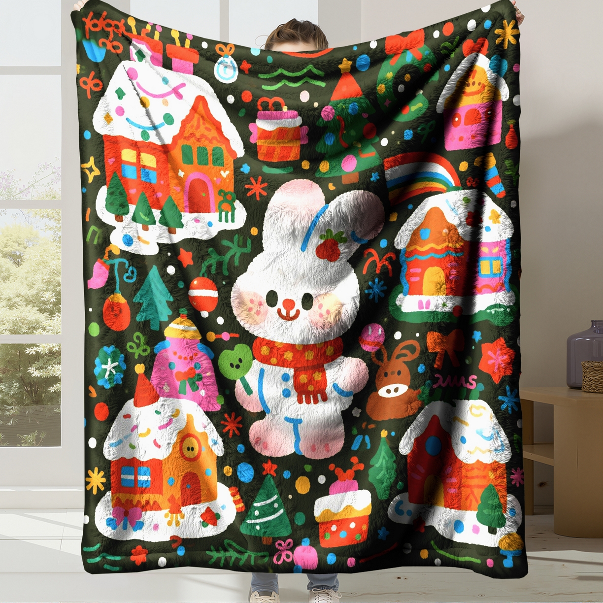 91家纺网 家纺一手货源 找家纺 （总）合纵跨境工厂 一件定制pod模式jit跨境200G牛奶绒毛毯单品一件代发shein亚马逊速卖通24小时发货圣诞系列