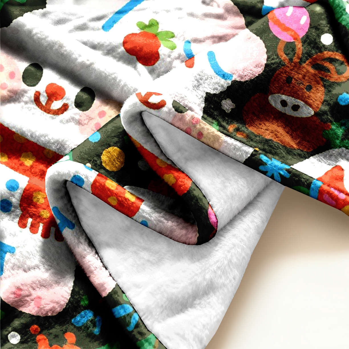 91家纺网 家纺一手货源 找家纺 合纵跨境工厂 一件定制pod模式jit跨境200G牛奶绒毛毯单品一件代发shein亚马逊速卖通24小时发货圣诞系列 02510230014