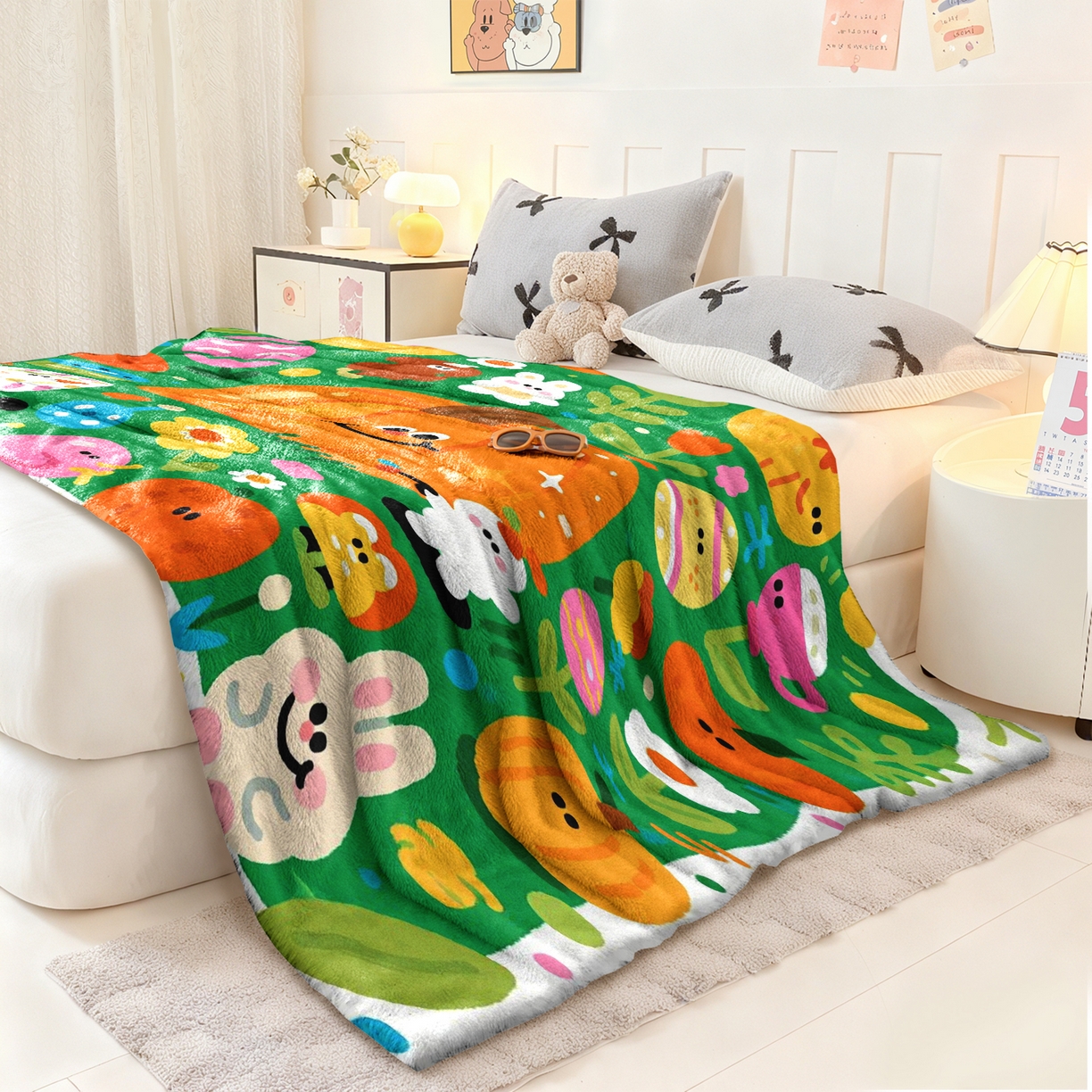 91家纺网 家纺一手货源 找家纺 合纵跨境工厂 一件定制pod模式jit跨境200G牛奶绒毛毯单品一件代发shein亚马逊速卖通24小时发货圣诞系列 02510230016