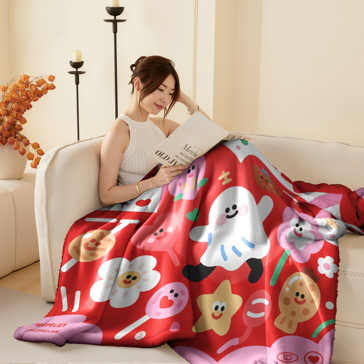 91家纺网 家纺一手货源 找家纺 合纵跨境工厂 一件定制pod模式jit跨境200G牛奶绒毛毯单品一件代发shein亚马逊速卖通24小时发货圣诞系列 02510230020