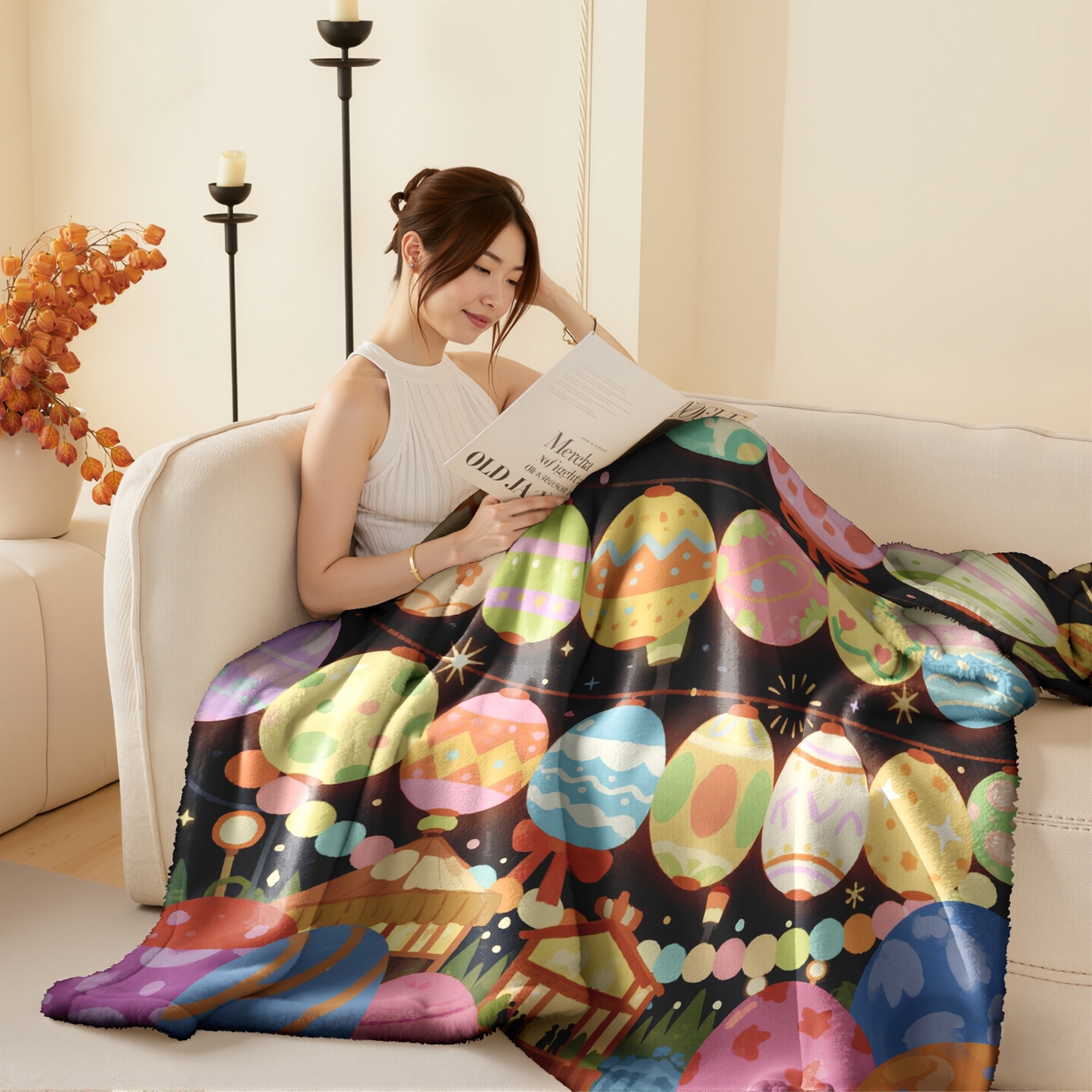 91家纺网 家纺一手货源 找家纺 合纵跨境工厂 一件定制pod模式jit跨境200G牛奶绒毛毯单品一件代发shein亚马逊速卖通24小时发货圣诞系列 02510230022