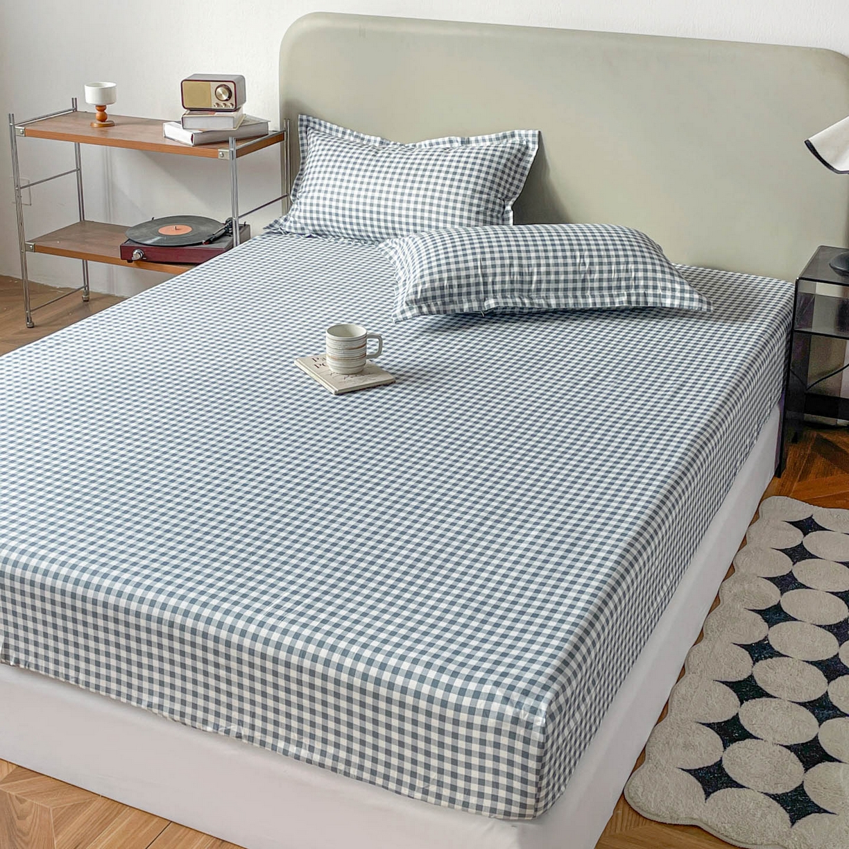 91家纺网 家纺一手货源 找家纺 （总）楠沐家纺 2026新款无印风单层床笠床垫保护套