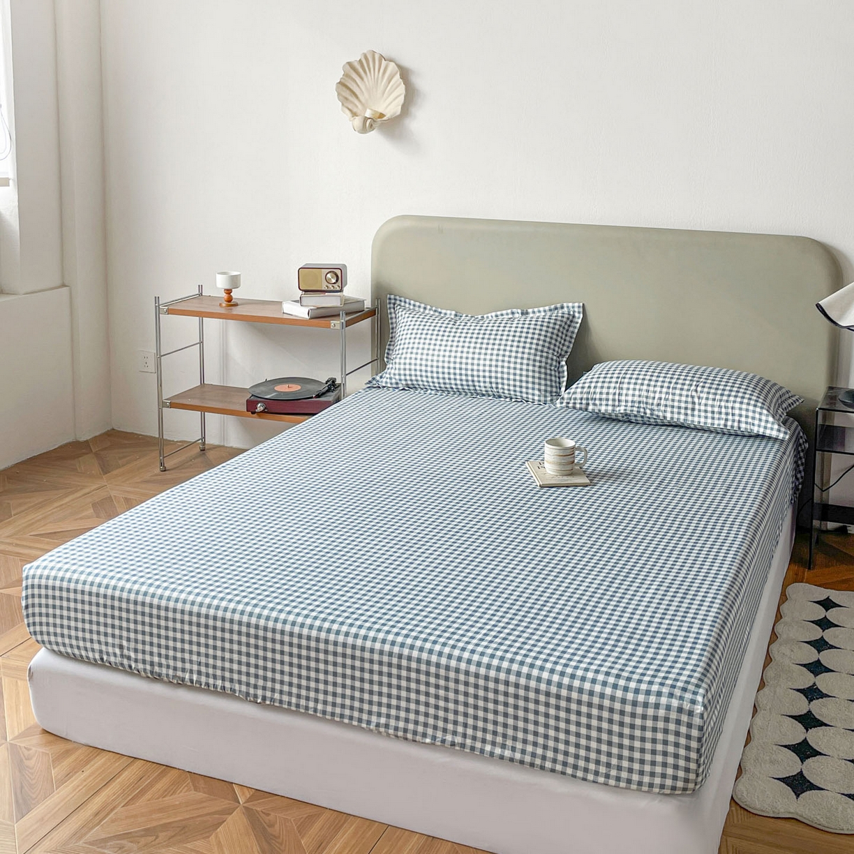 91家纺网 家纺一手货源 找家纺 （总）楠沐家纺 2026新款无印风单层床笠床垫保护套