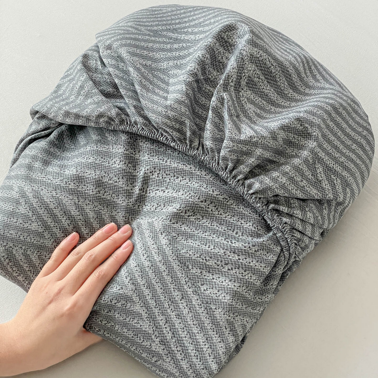 91家纺网 家纺一手货源 找家纺 楠沐家纺 2026新款无印风单层床笠床垫保护套 勒夫