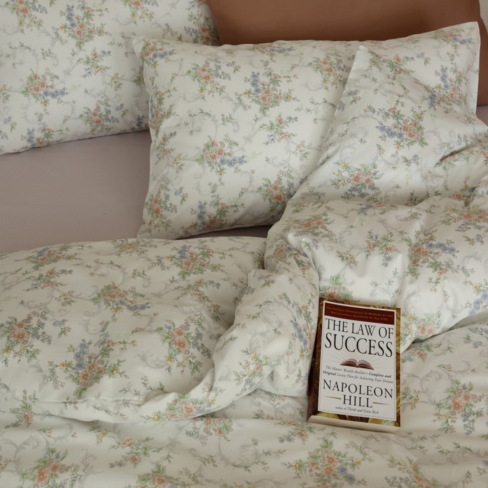 91家纺网 家纺一手货源 找家纺 棉眠 2026新款全棉纯棉印花四件套 此间春色