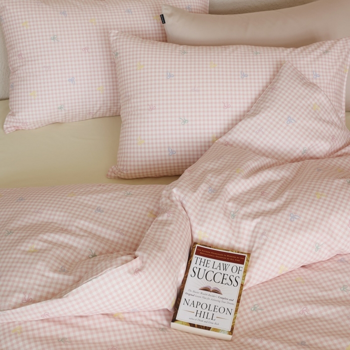 91家纺网 家纺一手货源 找家纺 棉眠 2026新款全棉纯棉印花四件套 海盐点点