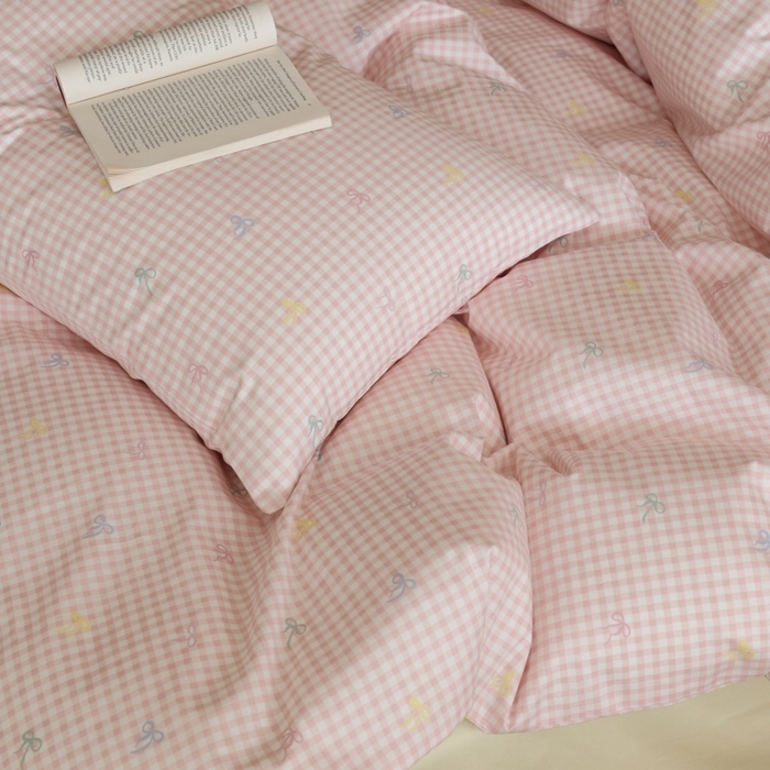 91家纺网 家纺一手货源 找家纺 棉眠 2026新款全棉纯棉印花四件套 海盐点点