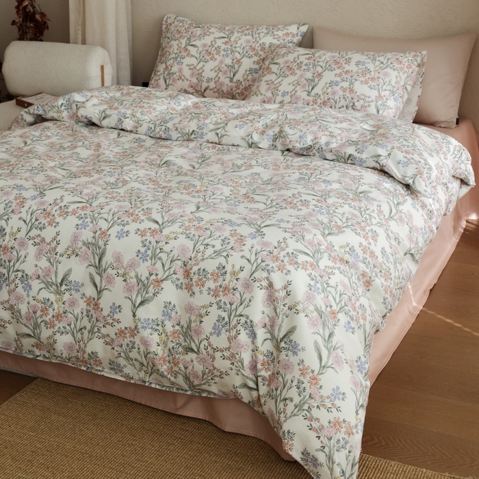 棉眠 2026新款全棉纯棉印花四件套 花海