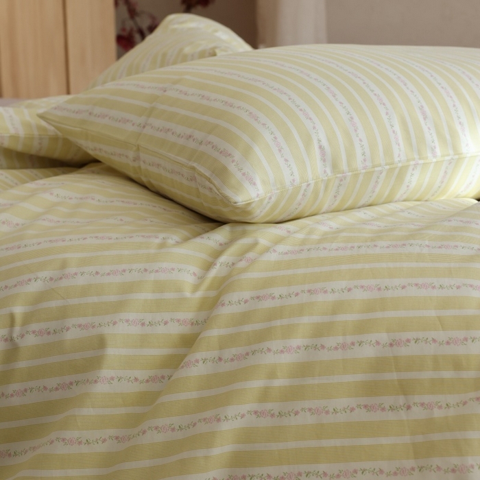 91家纺网 家纺一手货源 找家纺 棉眠 2026新款全棉纯棉印花四件套 橘子汽水