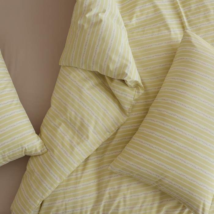 91家纺网 家纺一手货源 找家纺 棉眠 2026新款全棉纯棉印花四件套 橘子汽水