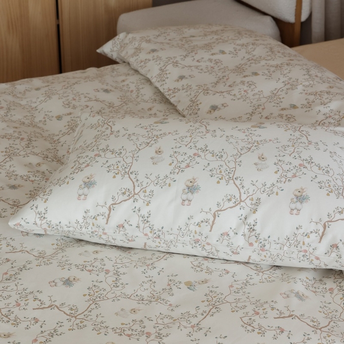 91家纺网 家纺一手货源 找家纺 棉眠 2026新款全棉纯棉印花四件套 森林来信