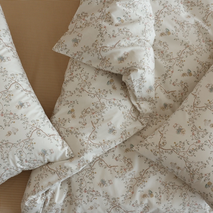 91家纺网 家纺一手货源 找家纺 棉眠 2026新款全棉纯棉印花四件套 森林来信