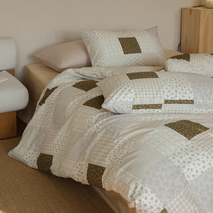 91家纺网 家纺一手货源 找家纺 棉眠 2026新款全棉纯棉印花四件套 森絮