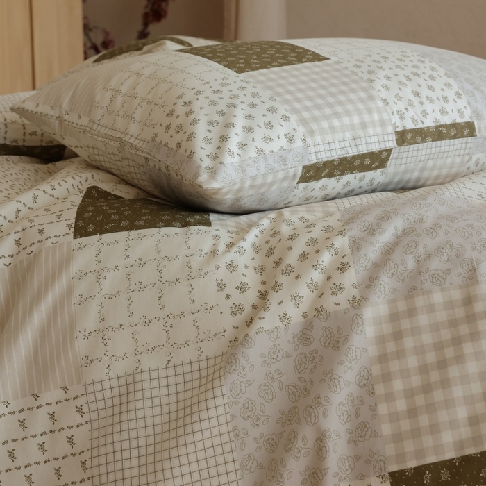 91家纺网 家纺一手货源 找家纺 棉眠 2026新款全棉纯棉印花四件套 森絮