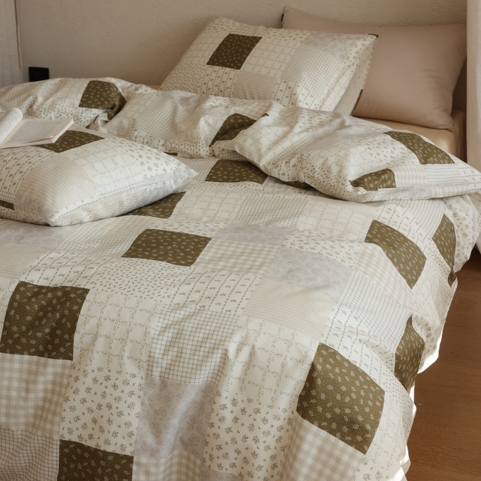 91家纺网 家纺一手货源 找家纺 棉眠 2026新款全棉纯棉印花四件套 森絮