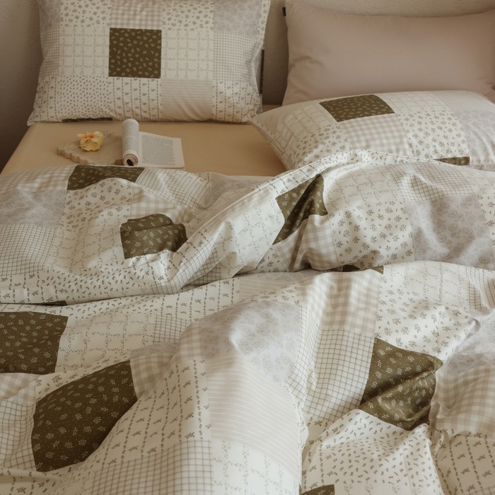 91家纺网 家纺一手货源 找家纺 棉眠 2026新款全棉纯棉印花四件套 森絮