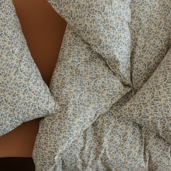 91家纺网 家纺一手货源 找家纺 棉眠 2026新款全棉纯棉印花四件套 燕麦煎茶