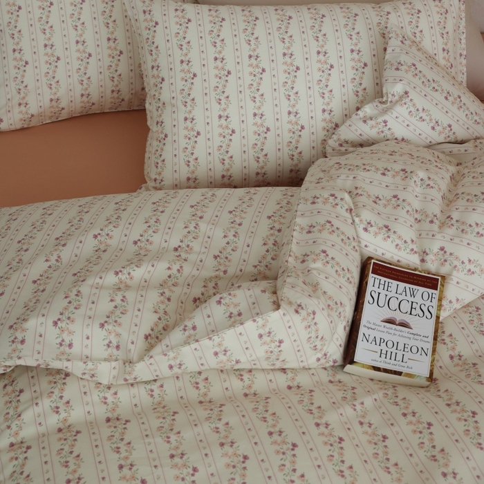 91家纺网 家纺一手货源 找家纺 棉眠 2026新款全棉纯棉印花四件套 紫韵花境