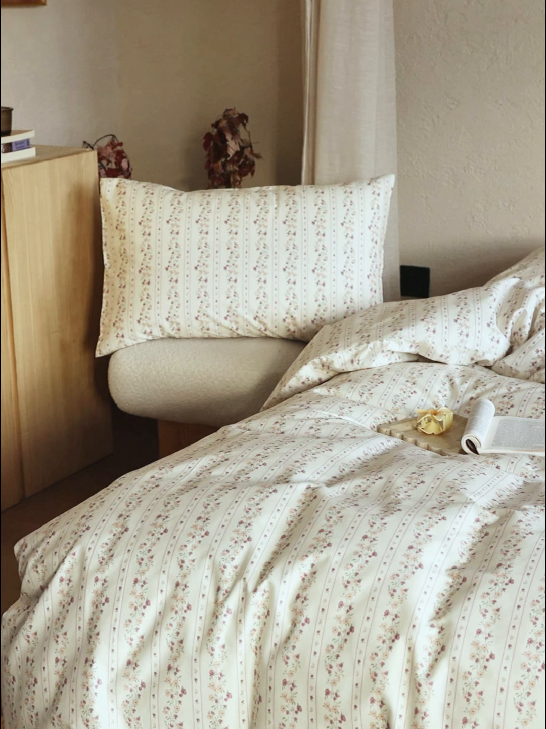 91家纺网 家纺一手货源 找家纺 棉眠 2026新款全棉纯棉印花四件套 紫韵花境
