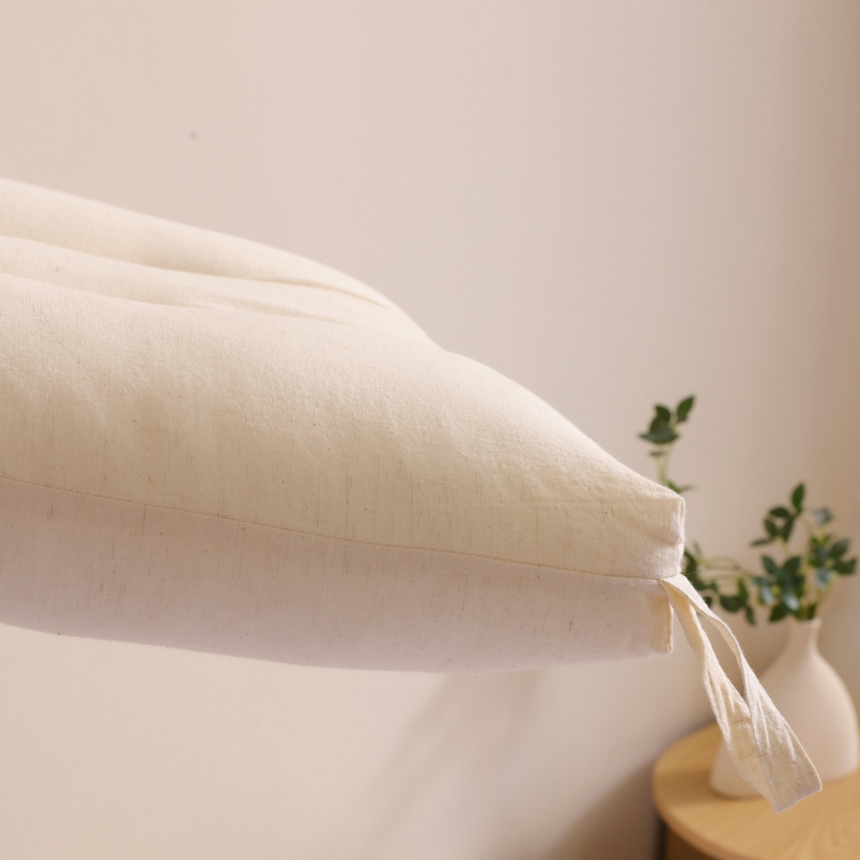 91家纺网 家纺一手货源 找家纺 （总）yyds网供 2025新款时光可水洗枕头纯棉亚麻面料透气全棉麻整头过滤出水口定型枕枕头枕芯