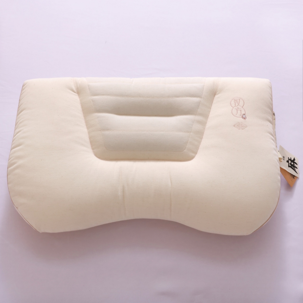 91家纺网 家纺一手货源 找家纺 （总）yyds网供 2025新款汉方眠麻枕芯决明子填充绣花枕头异形方形整头全棉纯棉亚麻定型枕枕头枕芯