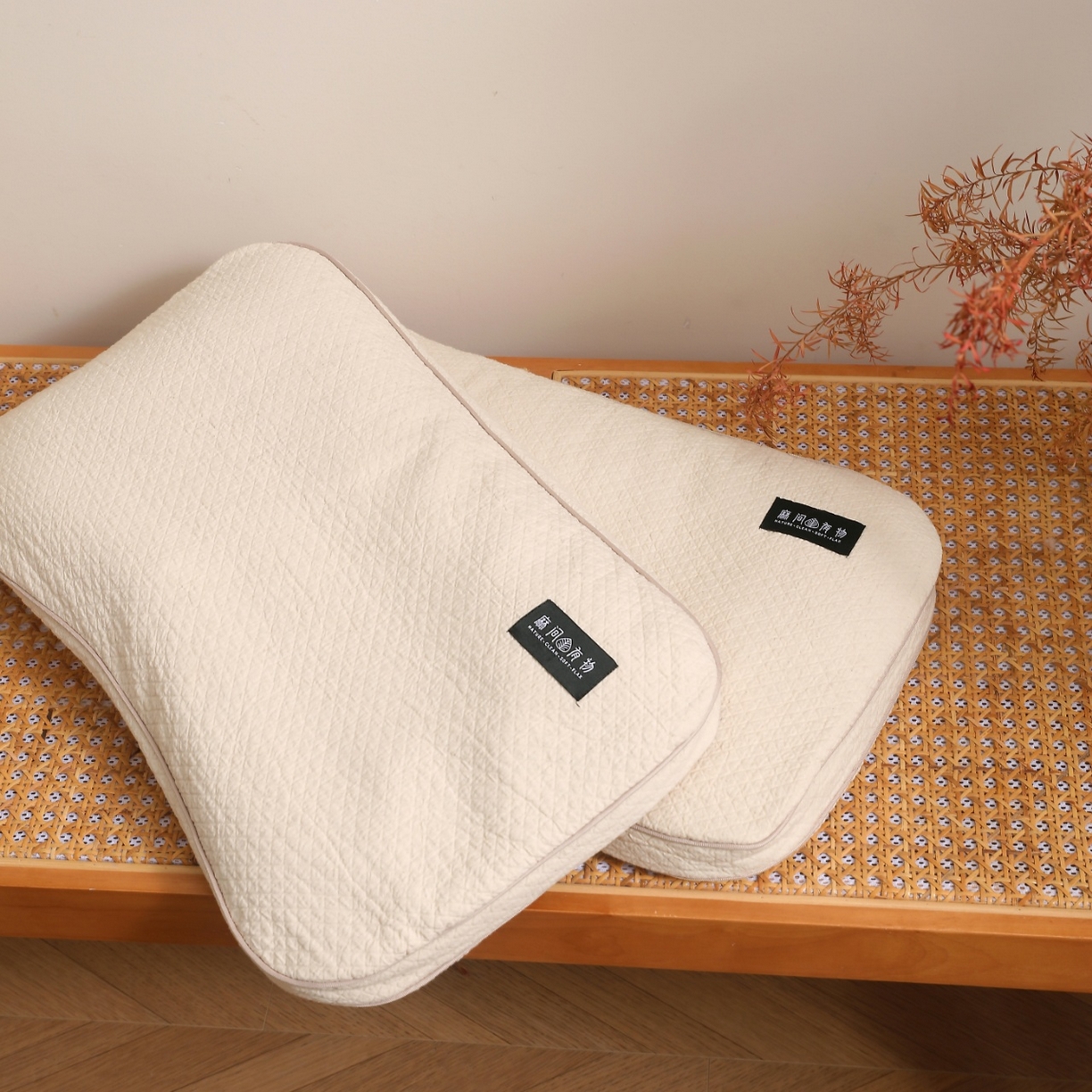 91家纺网 家纺一手货源 找家纺 （总）yyds网供 2025新款黑苦荞麦护颈枕芯全棉麻低枕头纯棉草本黑苦荞麦壳枕枕头枕芯