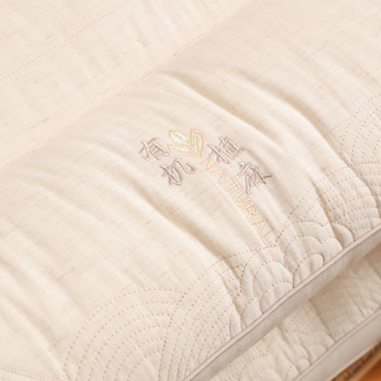 91家纺网 家纺一手货源 找家纺 （总）yyds网供 2025新款有机植麻枕护颈枕芯全棉麻面料天然透气纯棉亚麻刺绣枕头枕芯