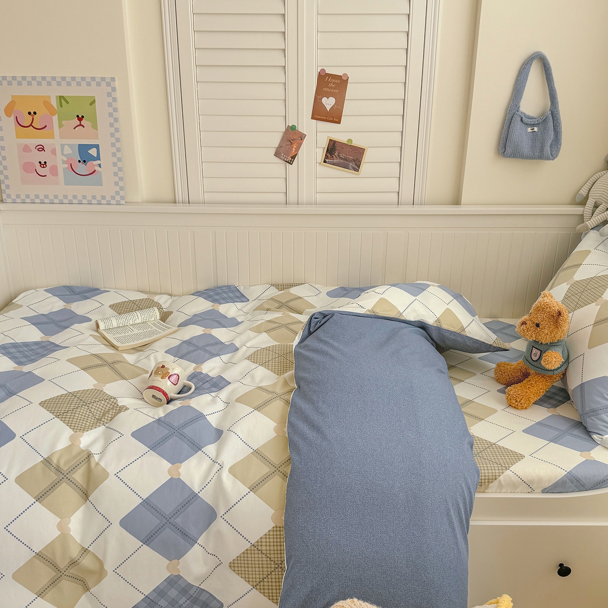 91家纺网 家纺一手货源 找家纺 尚帛 2026新款全棉品质喷气印花爆款四件套 多规格套件 单品系列-四件套学生款 佳丽斯