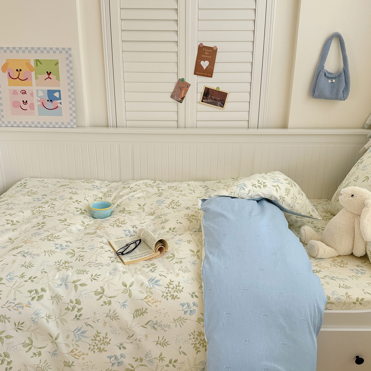 91家纺网 家纺一手货源 找家纺 尚帛 2026新款全棉品质喷气印花爆款四件套 多规格套件 单品系列-四件套学生款 浅草繁花