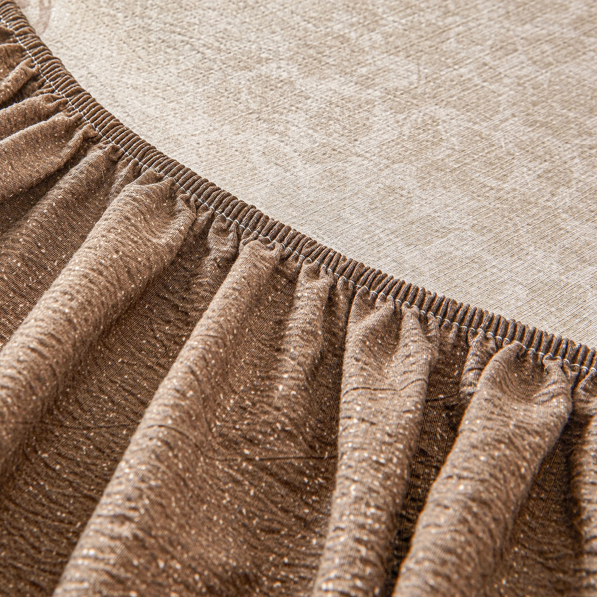 91家纺网 家纺一手货源 找家纺 笠裙家纺 2026新款云感水洗棉印花单床笠床笠单件 月神蝶