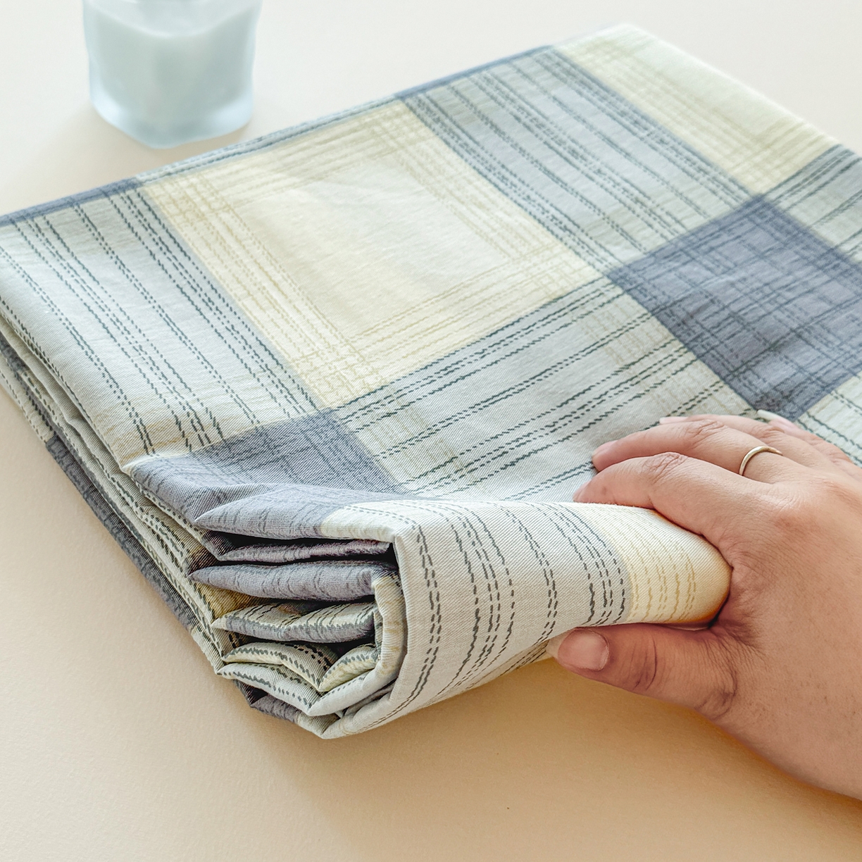 91家纺网 家纺一手货源 找家纺 尚帛 2026新款全棉品质喷气印花爆款四件套 多规格套件 单品系列-单床单 初心-灰