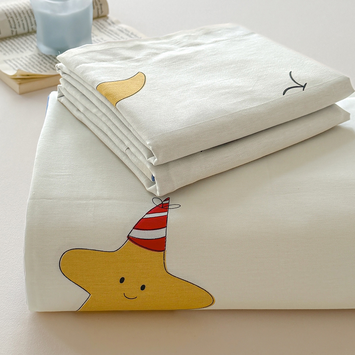 91家纺网 家纺一手货源 找家纺 尚帛 2026新款全棉品质喷气印花爆款四件套 多规格套件 单品系列-单床单 水上乐园