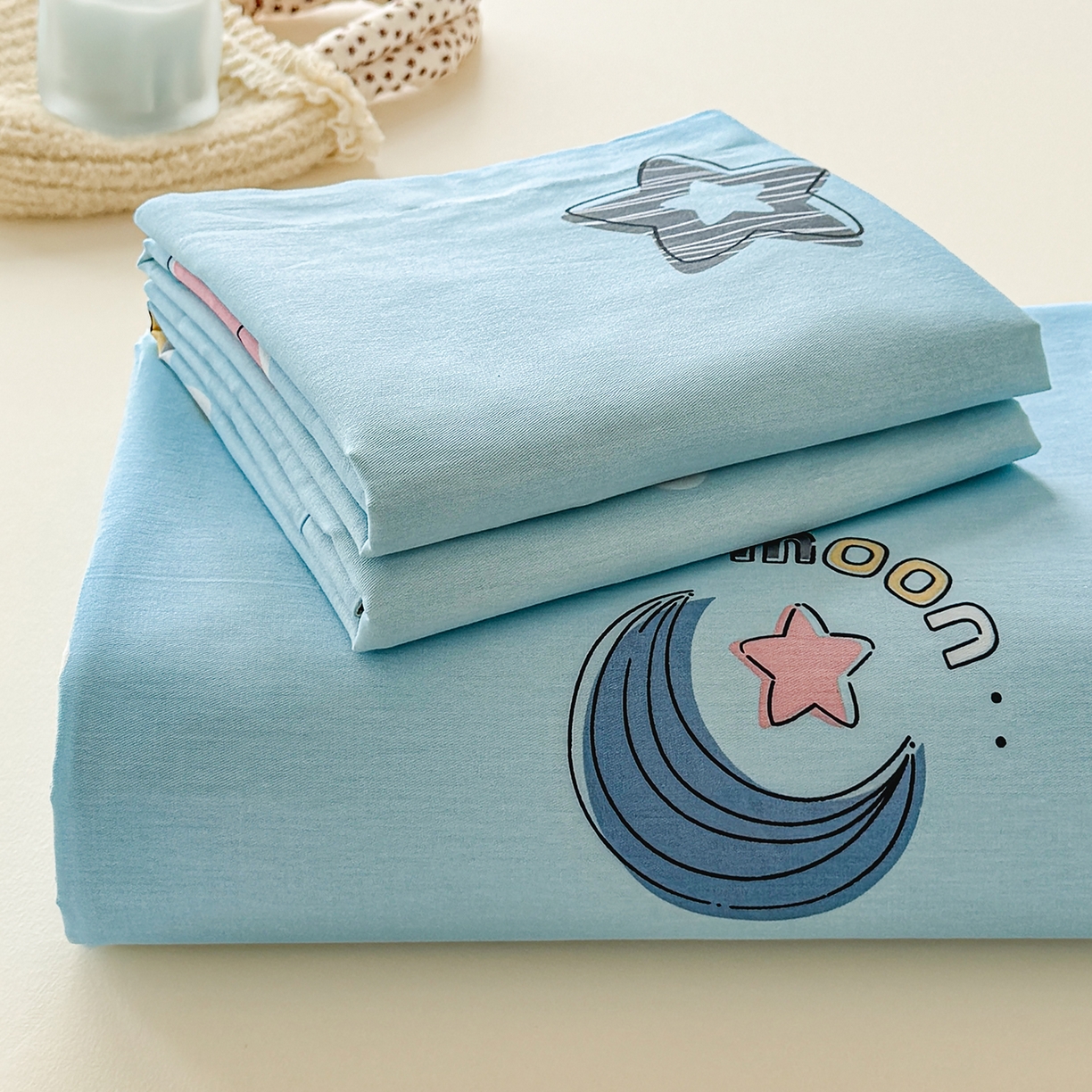 91家纺网 家纺一手货源 找家纺 尚帛 2026新款全棉品质喷气印花爆款四件套 多规格套件 单品系列-单床单 星梦想