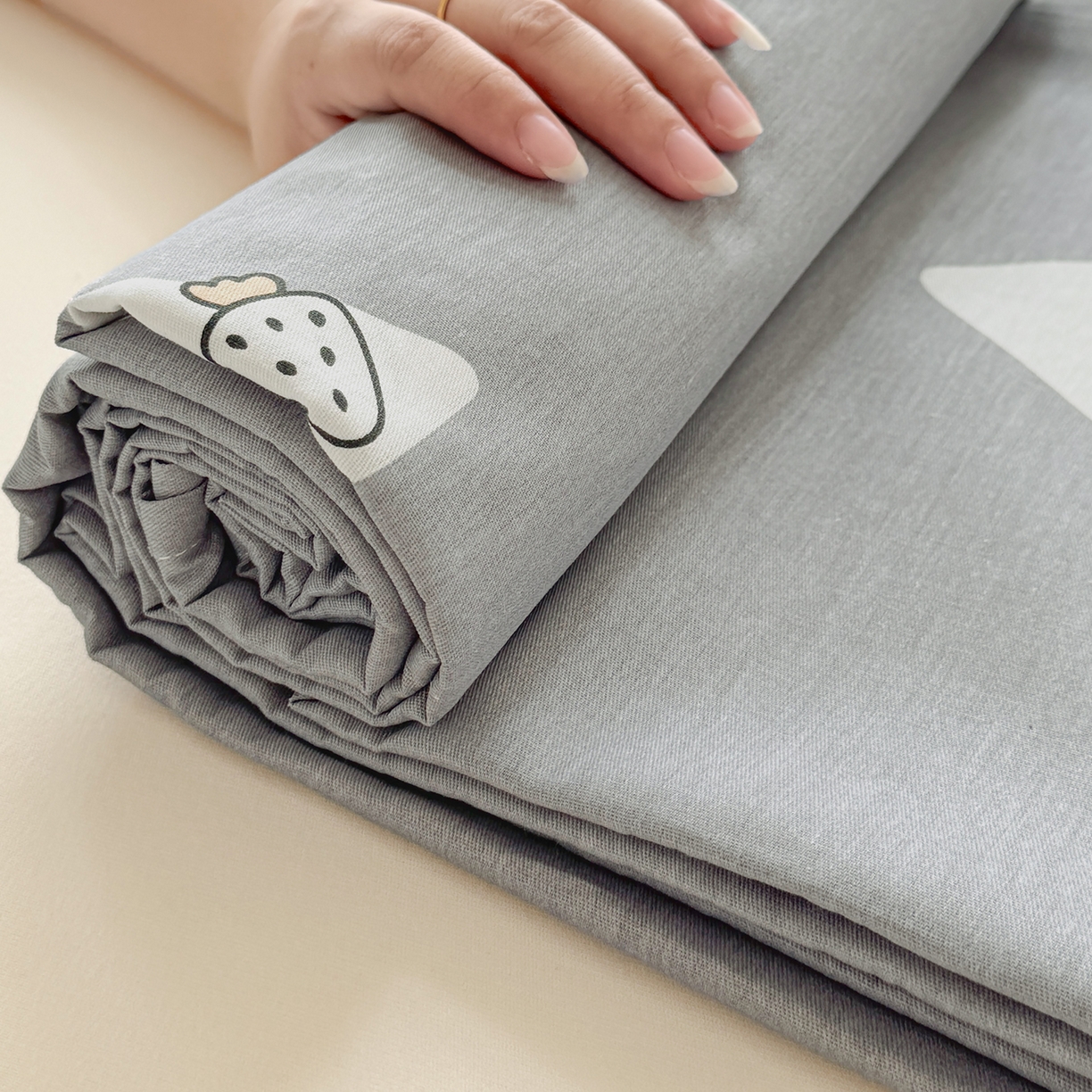 91家纺网 家纺一手货源 找家纺 尚帛 2026新款全棉品质喷气印花爆款四件套 多规格套件 单品系列-单枕套 吉米