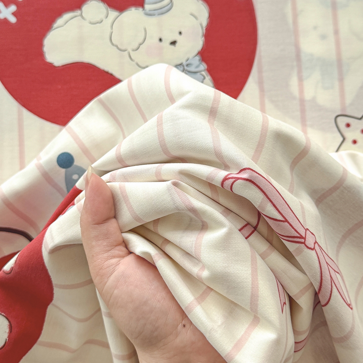 91家纺网 家纺一手货源 找家纺 尚帛 2026新款全棉品质喷气印花爆款四件套 多规格套件 单品系列-单枕套 派对柯基