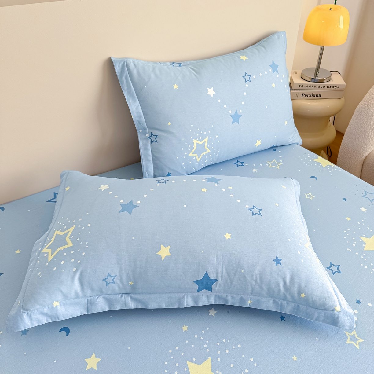 91家纺网 家纺一手货源 找家纺 尚帛 2026新款全棉品质喷气印花爆款四件套 多规格套件 单品系列-单床笠 五星集