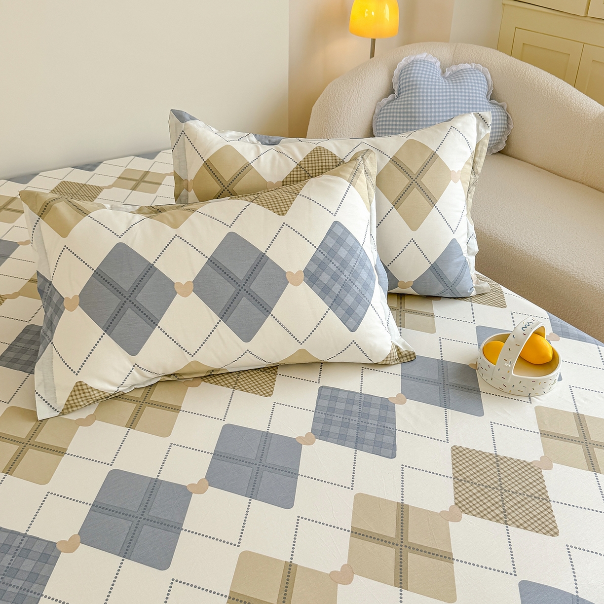 91家纺网 家纺一手货源 找家纺 尚帛 2026新款全棉品质喷气印花爆款四件套 多规格套件 单品系列-单床笠 佳丽斯