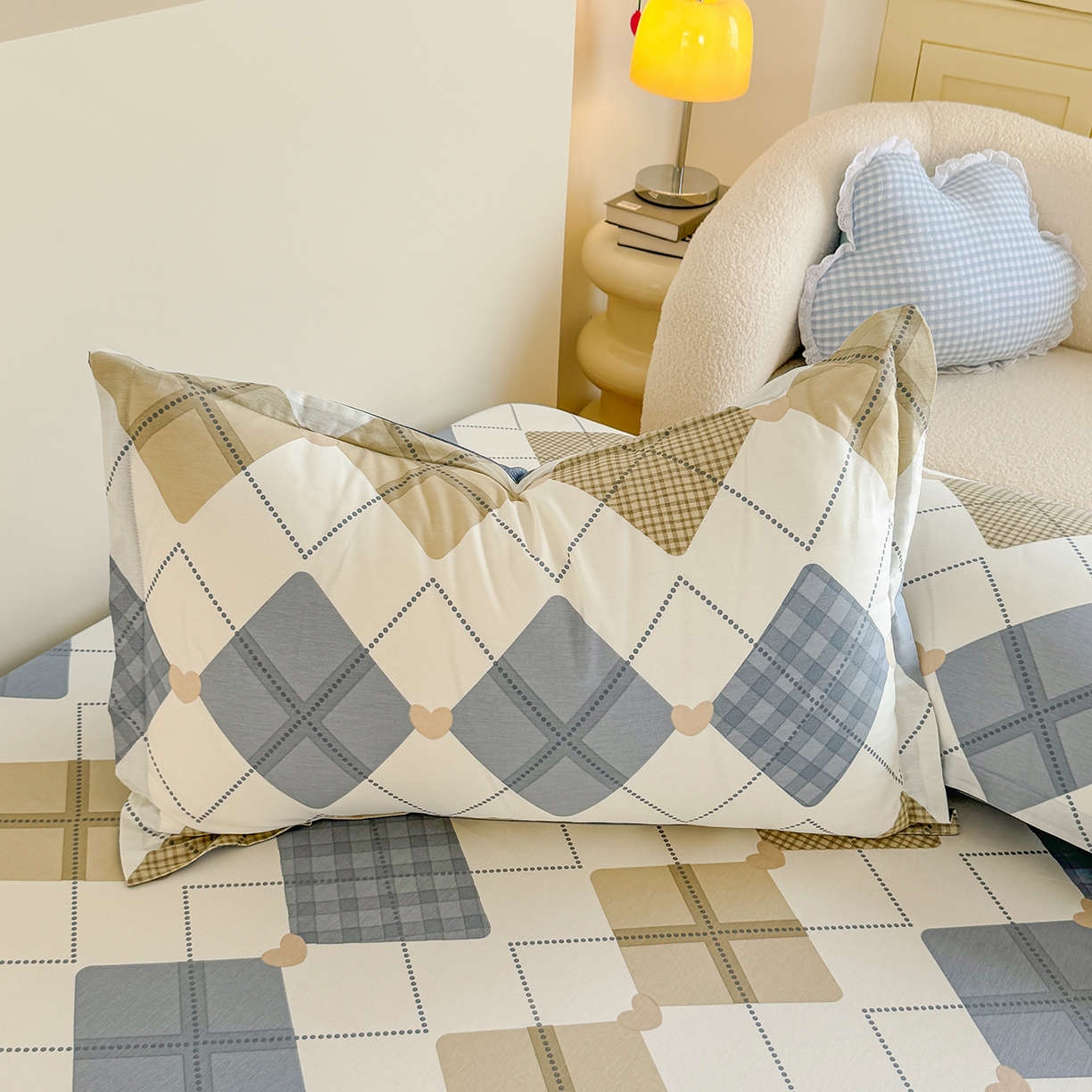 91家纺网 家纺一手货源 找家纺 尚帛 2026新款全棉品质喷气印花爆款四件套 多规格套件 单品系列-单床笠 佳丽斯