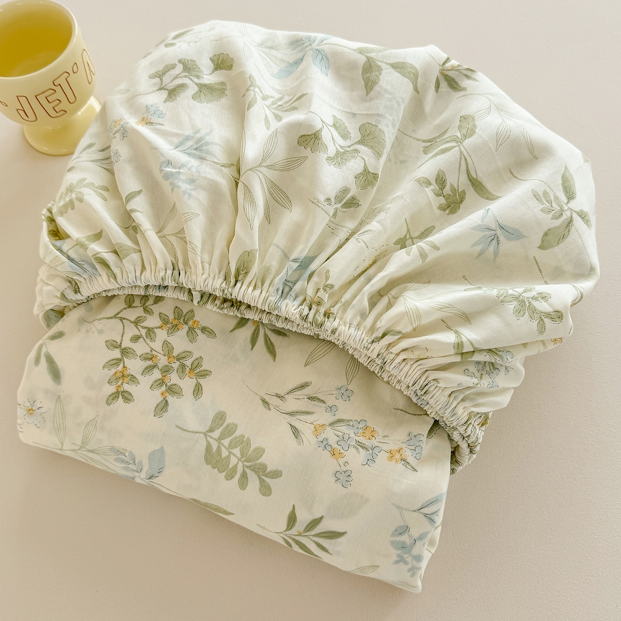 91家纺网 家纺一手货源 找家纺 尚帛 2026新款全棉品质喷气印花爆款四件套 多规格套件 单品系列-单床笠 浅草繁花